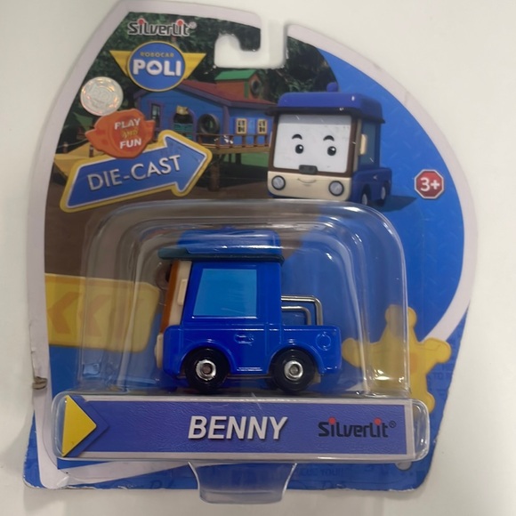 Robocar Poli Die-cast Series : Benny Little Car Figure Handheld Toy Genuine - Picture 1 of 7